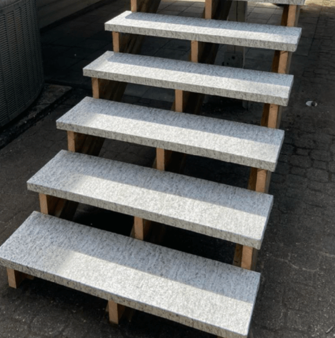 anti‑slip stair tread install